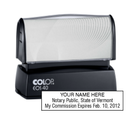VT-COLOP - VT Notary
Colop Pre-Inked Stamp