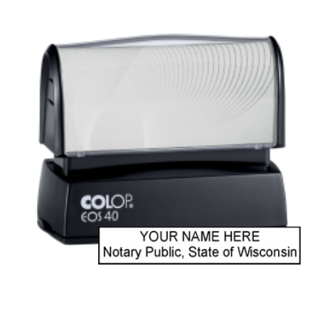 WI-COLOP - WI Notary
Colop Pre-Inked Stamp
