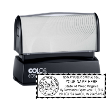 WV-COLOP - WV Notary
Colop Pre-Inked Stamp