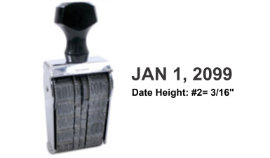 Shop the BFPD-2 Bold Face Dater at CalStamp! Featuring a 3/16" date height, it's perfect for clear, bold date stamping. Order now for precise and reliable results!