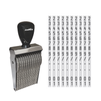 Get your 10 Digit Adjustable Stamp with full alphabet and numbers! Custom-made in 10 business days. Order now at CalStamp for precision and quality.