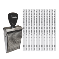 Get your 10 Digit Adjustable Stamp with full alphabet and numbers! Custom-made in 10 business days. Order now at CalStamp for precision and quality.