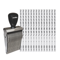 Get your 10 Digit Adjustable Stamp with full alphabet and numbers! Custom-made in 10 business days. Order now at CalStamp for precision and quality.