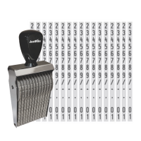 Get your 17 Digit Adjustable Stamp with full alphabet and numbers! Custom-made in 10 business days. Order now at CalStamp for precision and quality.