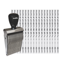 Get your 18 Digit Adjustable Stamp with full alphabet and numbers! Custom-made in 10 business days. Order now at CalStamp for precision and quality.