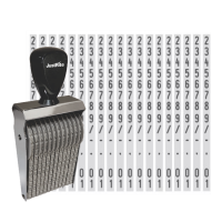 Get your 19 Digit Adjustable Stamp with full alphabet and numbers! Custom-made in 10 business days. Order now at CalStamp for precision and quality.
