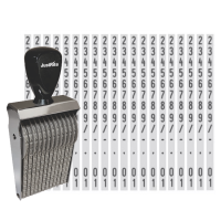 Get your 20 Digit Adjustable Stamp with full alphabet and numbers! Custom-made in 10 business days. Order now at CalStamp for precision and quality.