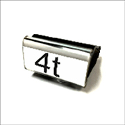 Shop CalStamp's Toddler Size Stamp 4T! Perfect for labeling with 1/4 inch letters. Stamp pad required. Order now to personalize your child's items easily!