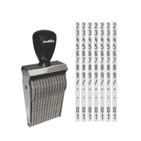Get your 10 Digit Adjustable Stamp with full alphabet and numbers! Custom-made in 10 business days. Order now at CalStamp for precision and quality.