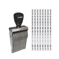 Get your 10 Digit Adjustable Stamp with full alphabet and numbers! Custom-made in 10 business days. Order now at CalStamp for precision and quality.