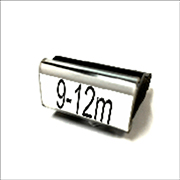 Shop CalStamp's Toddler Size Stamp for 9-12m! Perfect for labeling with 1/4 inch letters. Stamp pad required. Order now to personalize your toddler's items easily!