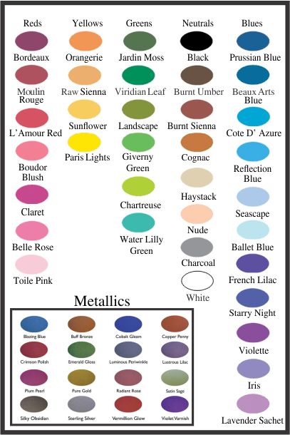 Shop Palette Ink Refills for children's clothing! Safe, lead-free, non-toxic, and permanent. Specify your color in special instructions. Order now at CalStamp!