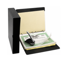 Get your complete Corporate Kit LLC from CalStamp! Includes Slip Case, Pocket Seal, Stock Certificates, By-Laws & more. Order now for a seamless incorporation process!
