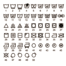 Shop CalStamp's 3/8 x 3/8 Laundry Symbol Stamps. Perfect for clear, durable fabric care labels. Order now and simplify your laundry routine!