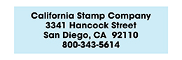Medium Address Stamps up to 3