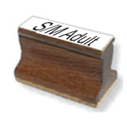 YOUTH S/M - Size Stamp S/M Adult - 1/4 Inch Letters