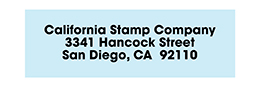 Small Address Stamps up to 2