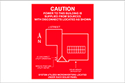 Durable 4x4 Solar Placard in various colors, MADE IN THE USA. UV-rated polymer cap & tough acrylic core ensure long-lasting outdoor protection. Order now at CalStamp!