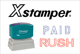 Xstamper Stock Stamps