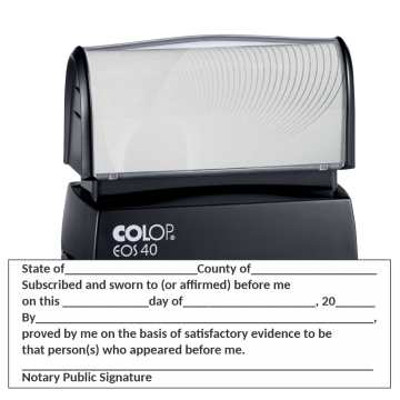 NCTC - Notary Certified True Copy
Pre-Inked Stamp