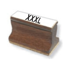 Shop CalStamp's Adult XXXL Wood Stamp with 1/4 inch letters. Perfect for bold impressions. Stamp pad required. Order now for clear, professional stamping!