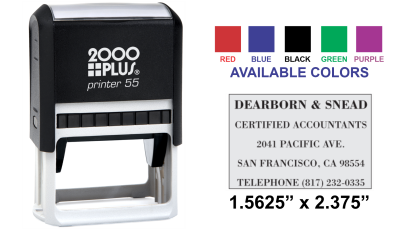 PTR55 - Colop-55 Printer Stamp