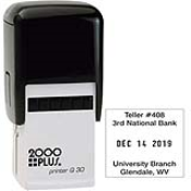 Shop the Colop Printer Q 30 Self-Inking Dater Stamp at CalStamp! Perfect for efficient date marking, 1-1/4 in. x 1-1/4 in. Order now for fast, reliable service!