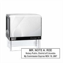 Get a high-quality, customizable DC Notary Self-Inking Printer Stamp from CalStamp. Personalize your notary stamp today for professional, clear imprints. Order now!