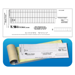 Our Business size padded deposit tickets are a great value. Bank compatible. Easy ordering. FAST SHIPPING!