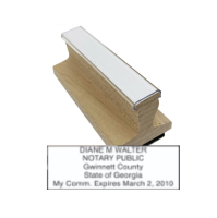 Get your customized GA Notary Rubber Stamp from CalStamp. High-quality, rectangular notary stamp personalized with your info. Order now for fast, reliable service!
