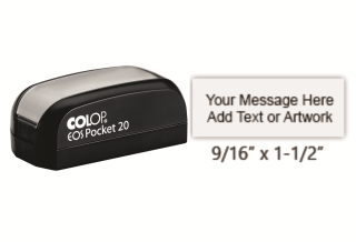 HD20-POCKET - Colop EOS-20 Pre-Inked Pocket Stamp