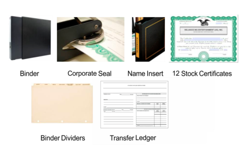 Get your complete Corporate Kit LLC from CalStamp! Includes Slip Case, Pocket Seal, Stock Certificates, By-Laws & more. Order now for a seamless incorporation process!
