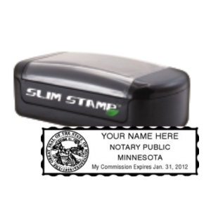 MN-SLIM - MN Notary
Slim Pre-Inked Stamp