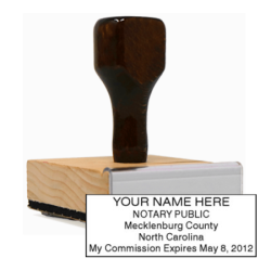 NC-NOT-1 - NC Notary
Rubber Stamp