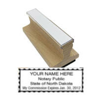 Order your customized ND Notary Rubber Stamp from CalStamp! High-quality, state-compliant, and personalized with your notary info. Original certificate required. Shop now!