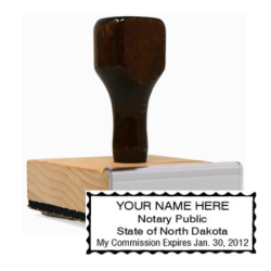 ND-NOT-1 - ND Notary
Rubber Stamp