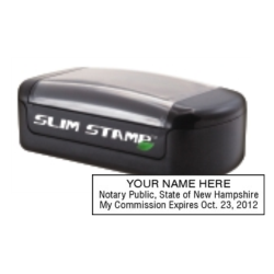 NH-SLIM - NH Notary
Slim Pre-Inked Stamp