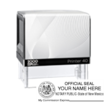 Get your customized NM Notary Self-Inking Printer Stamp! Order now and receive a sample image with your notary application. Perfect for all your notary needs.