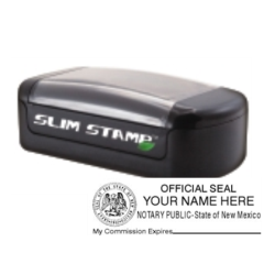 NM-SLIM - NM Notary
Slim Pre-Inked  Stamp