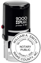 NCR40NOTARY - North Carolina Notary
Self-Ink Round Stamp
