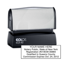 Order the most popular NY Notary Collop Pre-Inked Stamp! Customize with your notary info for a quality, professional touch. Shop now at CalStamp!