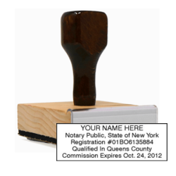 NY-NOT-1 - NY Notary
Rubber Stamp