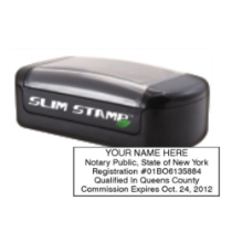 NY-SLIM - NY Notary
Slim Pre-Inked Stamp