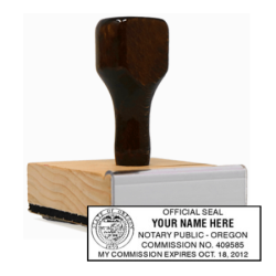 OR-NOT-1 - OR Notary
Rubber Stamp