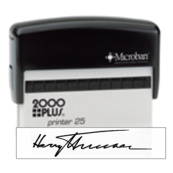 Get the Colop Printer 25 Signature Stamp at CalStamp! Perfect for clear, professional impressions. Order now for a 5/8in x 3in stamp that stands out.