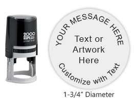 Shop the Colop Printer R 45 Round Stamp at CalStamp! Perfect for clear, precise impressions with a 1-3/4in diameter. Order now for fast shipping!