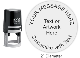 PTR50R - Colop Printer R 50 Round Stamp