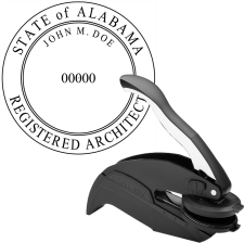 Alabama Registered Architect Embosser
