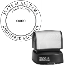 Pre-Inked Alabama Registered Architect R-40