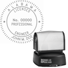Pre-Inked Alabama Licensed Engineer R-40